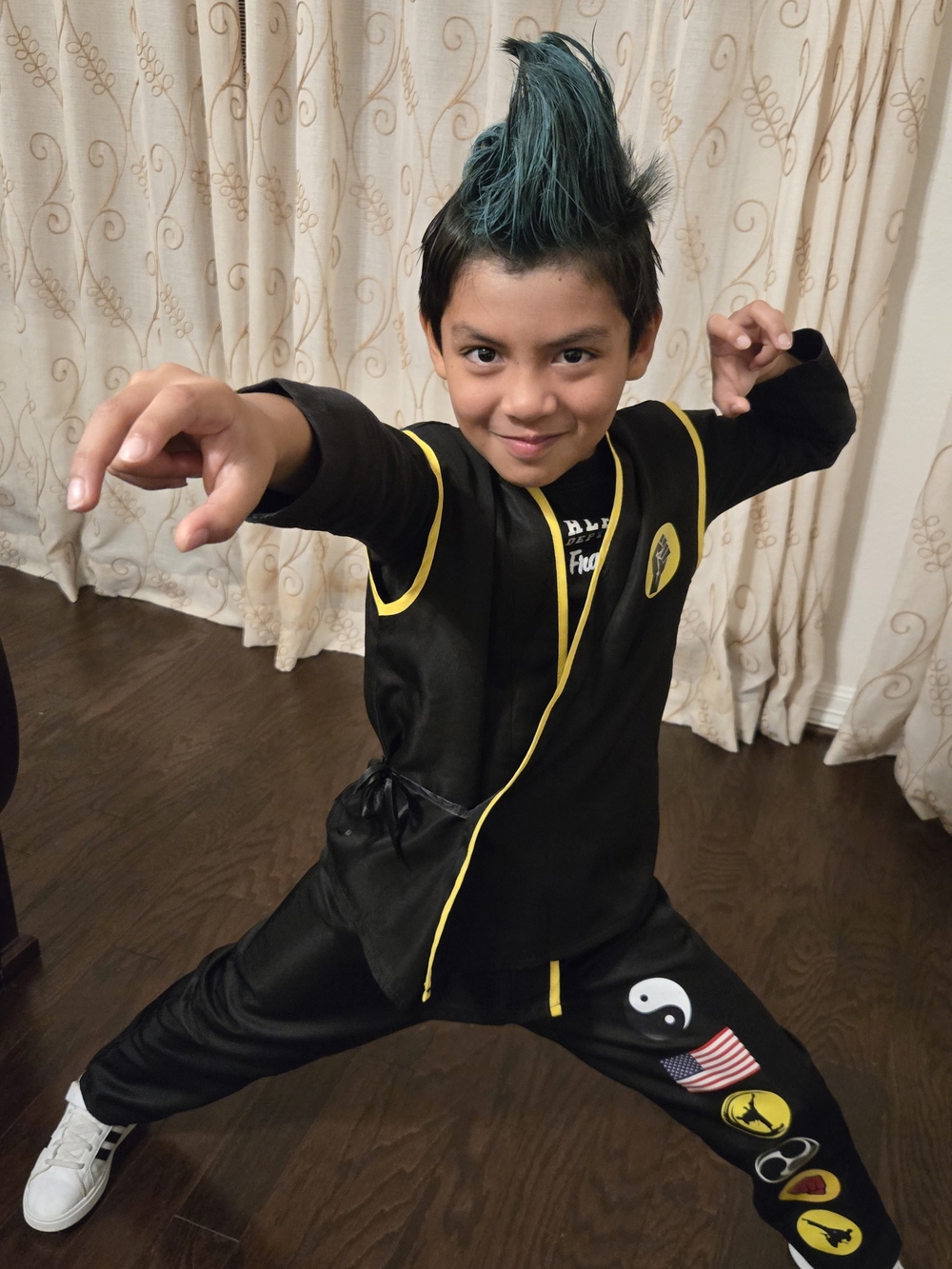 Kids Cobra Kai Costume Medium